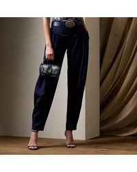 Ralph Lauren Collection - Pantalón Cassidy de lana con rayas - Lyst
