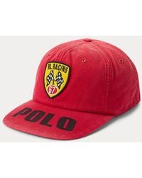 Ralph Lauren - Logo Patch Twill Ball Cap - Lyst