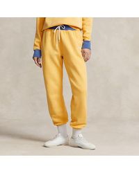 Ralph Lauren - Two-tone Fleece Athletic Pant - Lyst