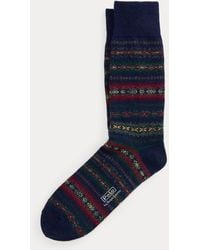 Polo Ralph Lauren - Fair Isle Wool-Blend Socks - Lyst