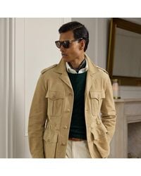 Ralph Lauren - Hand-Tailored Suede Utility Jacket - Lyst