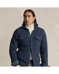 Polo Ralph Lauren - Pile Fleece Shirt Jacket - Lyst