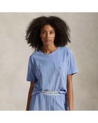 Polo Ralph Lauren - Strick-Pyjama Mit T-Shirt Und Shorts - Lyst