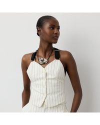 Ralph Lauren - Donnella Striped Washed Bustier - Lyst