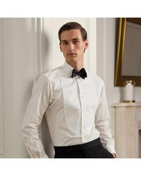 Ralph Lauren - Piqué-Bib French Cuff Tuxedo Shirt - Lyst
