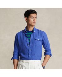 Polo Ralph Lauren - Camicia in lino Classic-Fit - Lyst