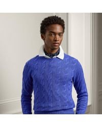 Ralph Lauren - Cable-knit Cashmere Jumper - Lyst