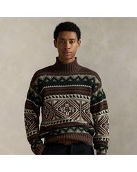 Polo Ralph Lauren - Pull En Coton À Motif Géométrique - Lyst