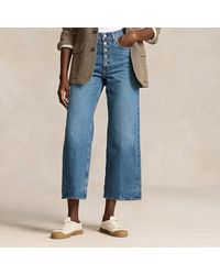 Polo Ralph Lauren - Jeans in 3/4-Länge mit weitem Bein - Lyst