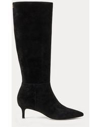 Ralph Lauren - Mckay Suede Tall Boot Heel - Lyst