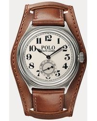 Polo Ralph Lauren - Stahl-Armbanduhr Polo Vintage 67 in Weiß - Lyst