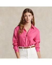 Polo Ralph Lauren - Oversized Linnen Overhemd - Lyst