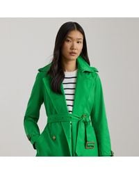 Ralph Lauren - Double-Breasted Cotton-Blend Trench Coat - Lyst