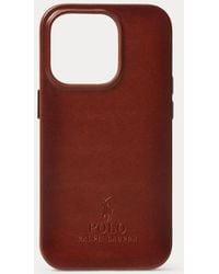 Polo Ralph Lauren - Leather Magsafe Iphone 13 & 14 Case - Lyst