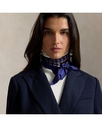 Polo Ralph Lauren - Foulard Silk Square Scarf - Lyst