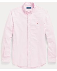 Polo Ralph Lauren Camisa Oxford de rayas Slim Fit - Rosa