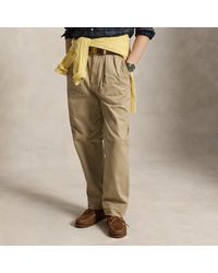 Polo Ralph Lauren - Whitman Relaxed Fit Pleated Chino Trouse - Lyst
