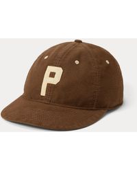 Polo Ralph Lauren - Gorra De Gamuza Con Parche De Fieltro - Lyst