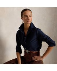 Polo Ralph Lauren - Relaxed Fit Cotton-Silk Shirt - Lyst