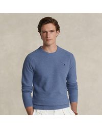 Polo Ralph Lauren - Textured Cotton Crewneck Sweater - Lyst