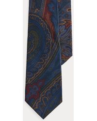 Ralph Lauren - Paisley-Print Silk Tie - Lyst