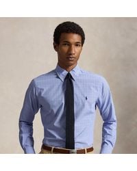 Polo Ralph Lauren - Custom Fit Checked Stretch Poplin Shirt - Lyst