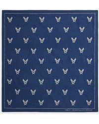RRL - Bandana Índigo Con Logotipo Alado - Lyst