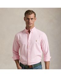 Polo Ralph Lauren - Custom Fit Striped Oxford Shirt - Lyst