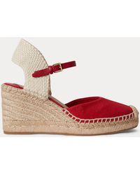 Ralph Lauren - Robby Canvas & Jute Espadrille - Lyst
