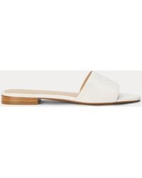 Ralph Lauren - Everley Nappa Leather Slide Sandal - Lyst