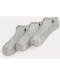 Polo Ralph Lauren - Low-Cut Sport Ankle Sock 3-Pack - Lyst