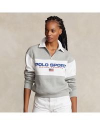 Polo Ralph Lauren - Fleece-Pullover mit Logo - Lyst