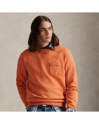 Ralph Lauren - Felpa tinta in capo - Lyst