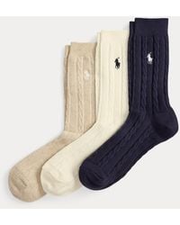 Polo Ralph Lauren - Lot 3 Paires De Chaussettes De Sport - Lyst