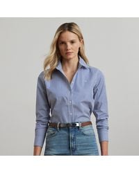 Ralph Lauren - Ralph Lauren Striped Easy Care Cotton Shirt - Lyst