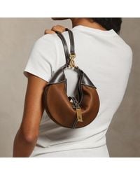 Polo Ralph Lauren - Polo Id Leather Mini Shoulder Bag - Lyst