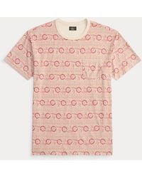 RRL - Print Jersey Pocket T-Shirt - Lyst