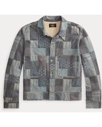 RRL - Patchwork-Print Jersey Jacket - Lyst
