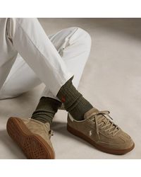 Ralph Lauren - Bedford Suede Trainer - Lyst