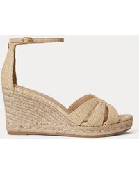 Ralph Lauren - Nellie Raffia Espadrille - Lyst