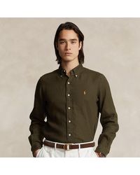 Polo Ralph Lauren - Camisa de lino Custom Fit - Lyst