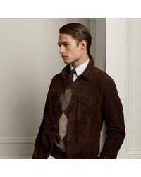 Ralph Lauren - Suede Overshirt - Lyst