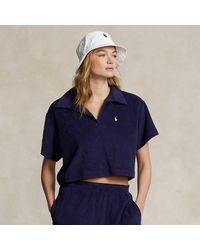 Polo Ralph Lauren - Set Van Badstof Polo-shirt En Short - Lyst