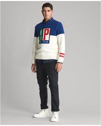 polo ralph lauren trainer in black with gold logo