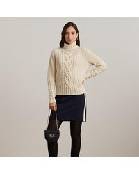 Ralph Lauren - Ralph Lauren Two-Tone Pencil Miniskirt - Lyst