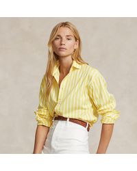 Ralph Lauren - Relaxed Fit Striped Cotton Shirt - Lyst