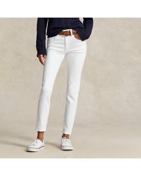 Ralph Lauren - Skinny Jeans Met Halfhoge Taille - Lyst