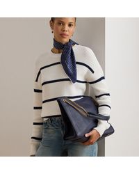 Ralph Lauren - Ralph Lauren Pebbled Leather Large Bradley Tote Bag - Lyst