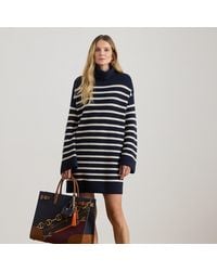 Ralph Lauren - Abito dolcevita in lana e cashmere - Lyst