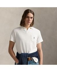 Polo Ralph Lauren - Polo in cotone e lino Standard-Fit - Lyst